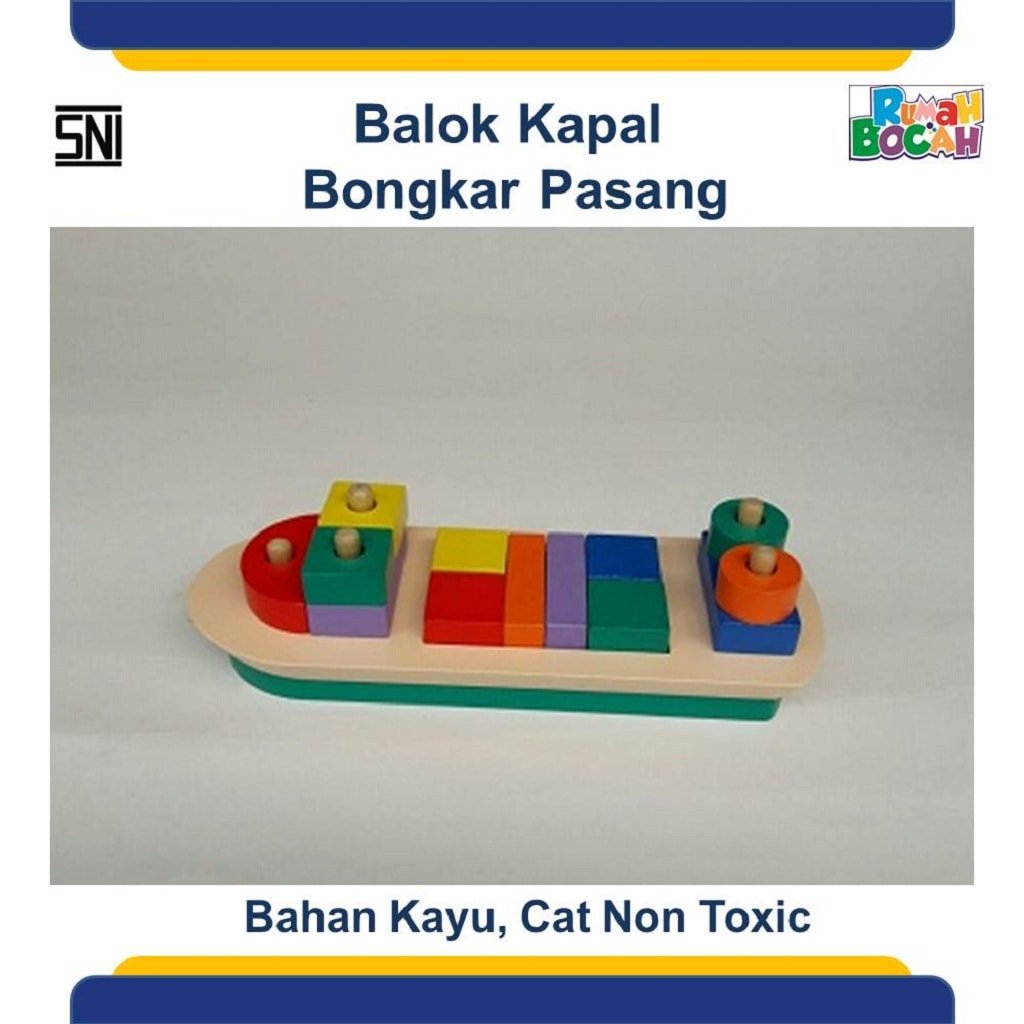 Grosir Mainan Edukatif Balok Kapal Bongkar Pasang-min