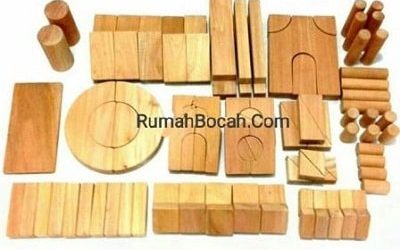 Jual Mainan Edukasi Anak Balok Natural
