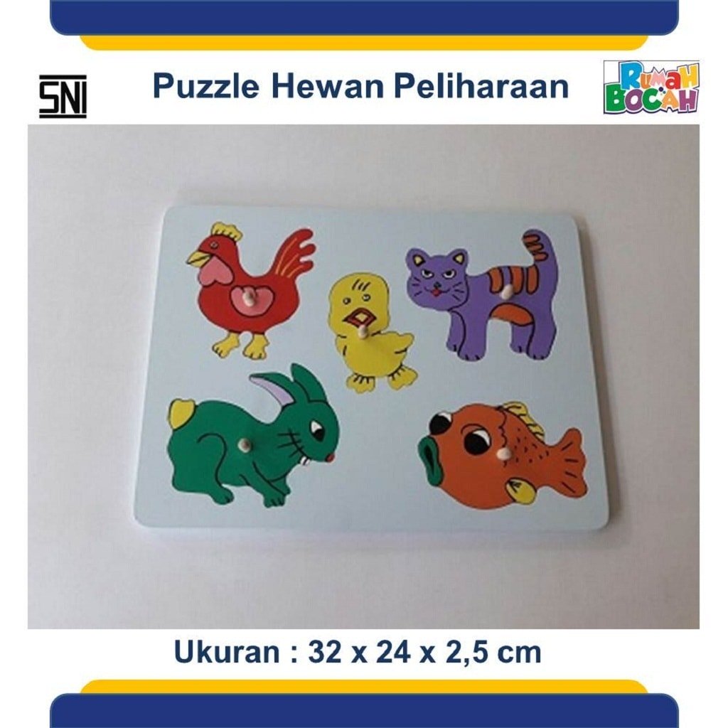 Jual Mainan Edukasi Online puzzle hewan