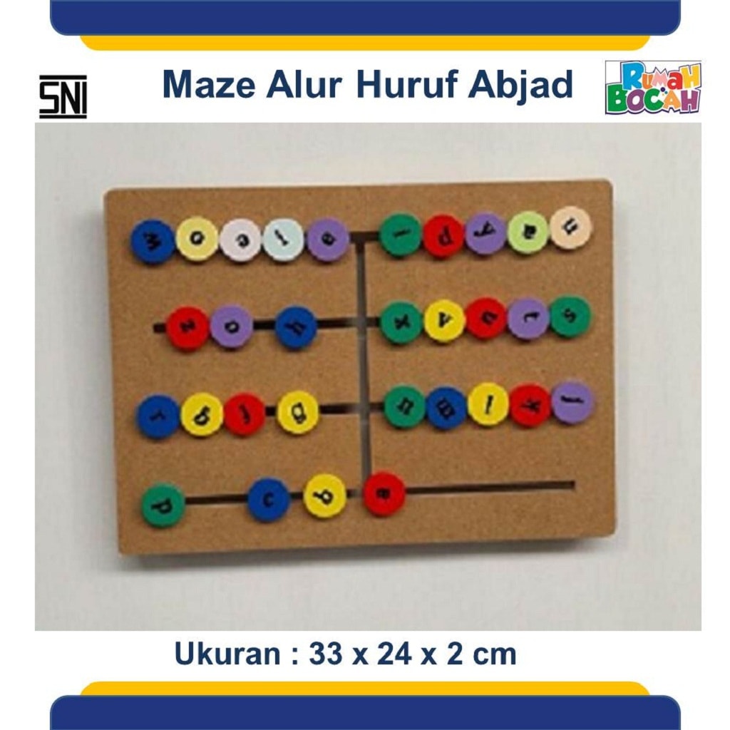 Grosir Mainan Anak Edukatif Murah Maze Huruf