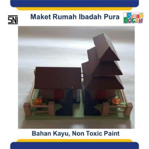 Jual Alat Peraga Tk Miniatur Maket Rumah Ibadah Pura