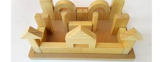 Jual Mainan Edukatif Dari Kayu Balok Susun Natural