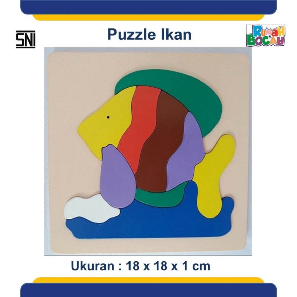Jual Mainan Puzzle Hewan Ikan