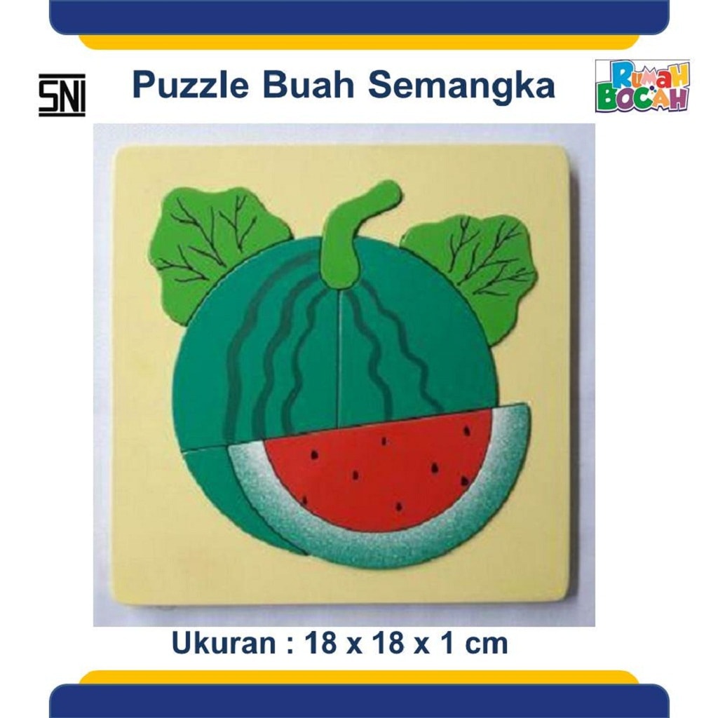 Jual Puzzle Buah Semangka Anak Murah