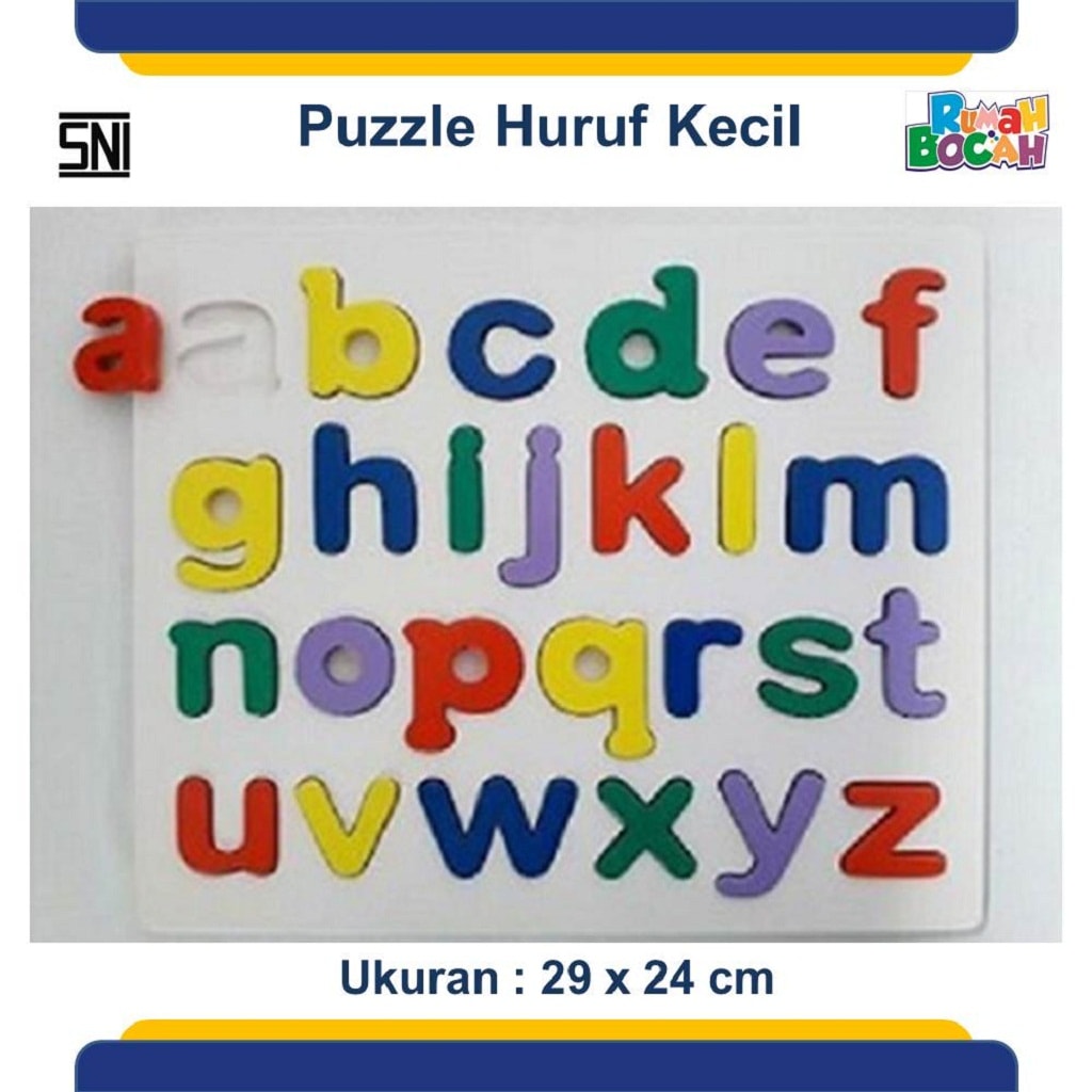 Jual Puzzle Huruf Kecil