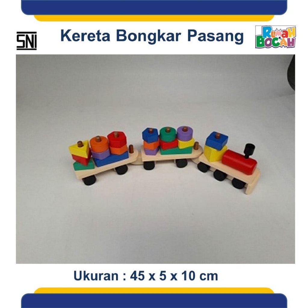 Produsen Alat Peraga Paud Balok Kereta Bongkar Pasang