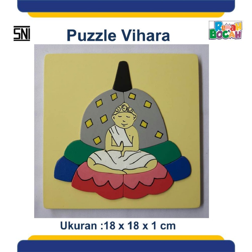 Grosir Puzzle Murah Rumah Ibadah Vihara