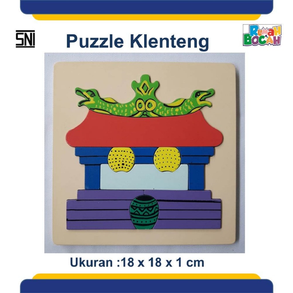 Jual Puzzle Anak Murah Rumah Ibadah Klenteng