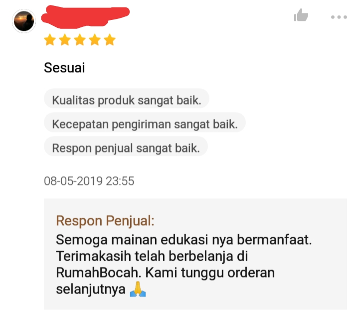 Testimoni Jual Mainan Balok Kayu 1