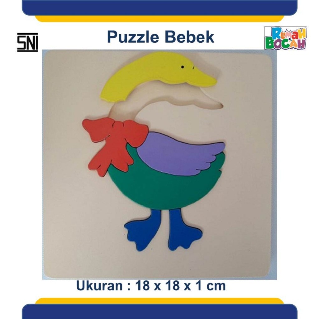Jual Puzzle Hewan bebek Untuk Anak