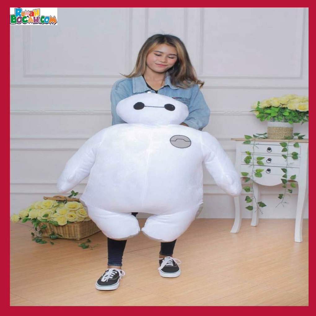 Mainan Kado Anak Laki Laki Perempuan Boneka Besar Jumbo Big Hero Baymax 90 cm-min