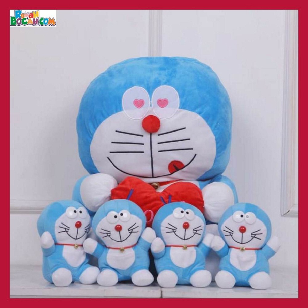 Mainan Kado Anak Remaja Sahabat Pacar Perempuan Cewek Boneka Jumbo Besar Kucing Doraemon Beranak-min