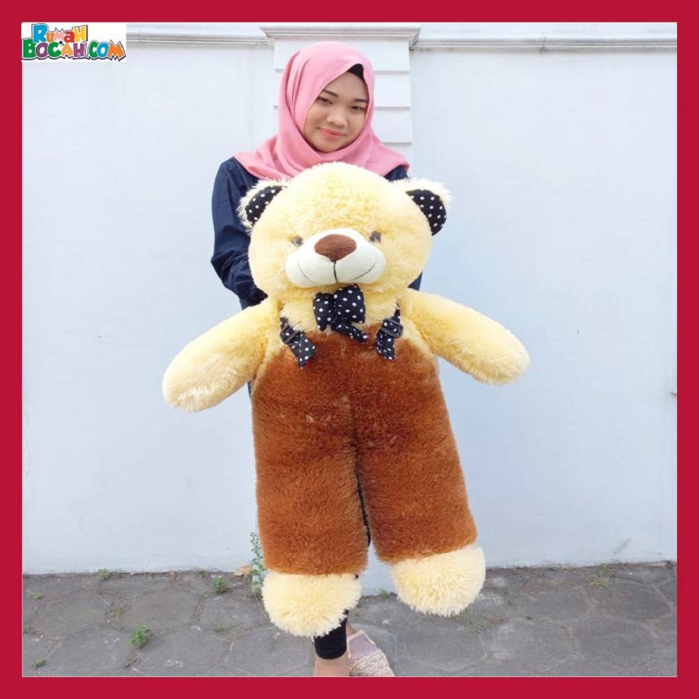Mainan Kado Ulang Tahun Anak Sahabat Pacar Remaja Perempuan Cewek Boneka Jumbo Besar Teddy Bear Coklat Jojon XL 2-min