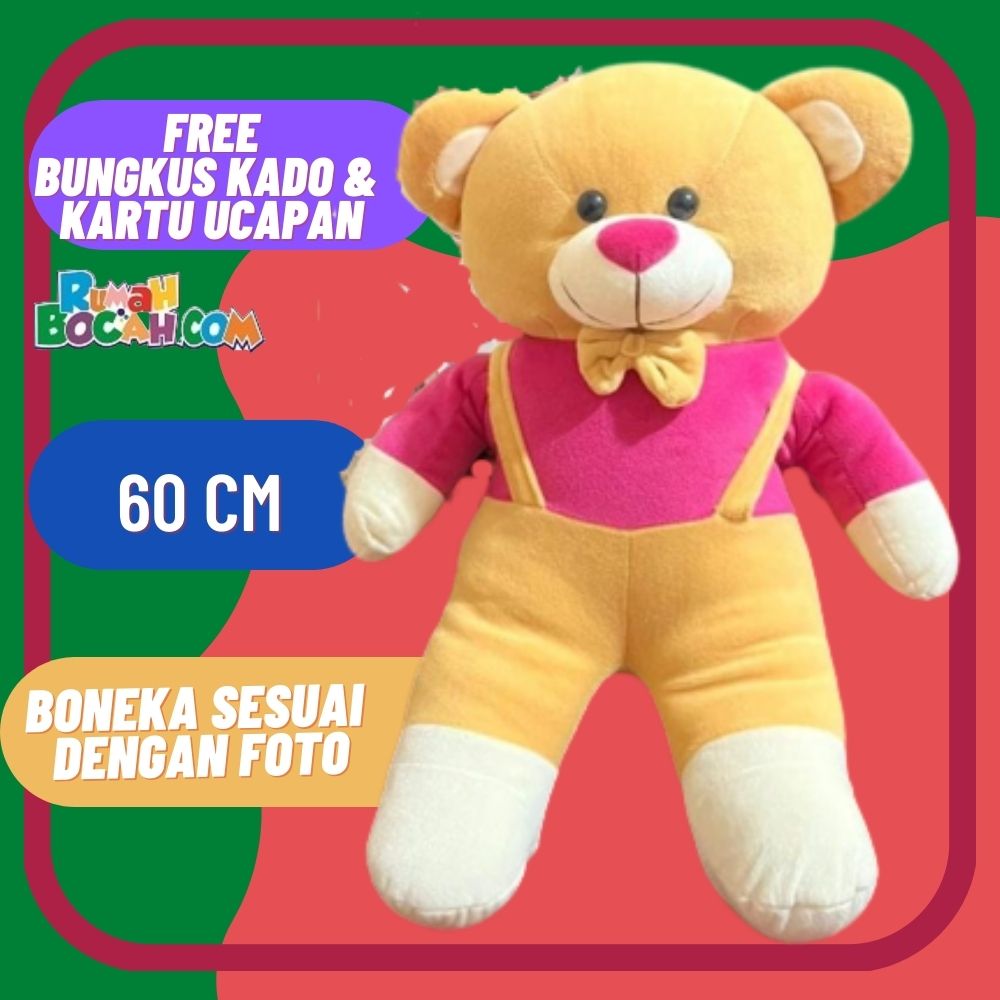 Boneka Jojon Boa 60 cm Pink Kado Ulang Tahun Anniversary