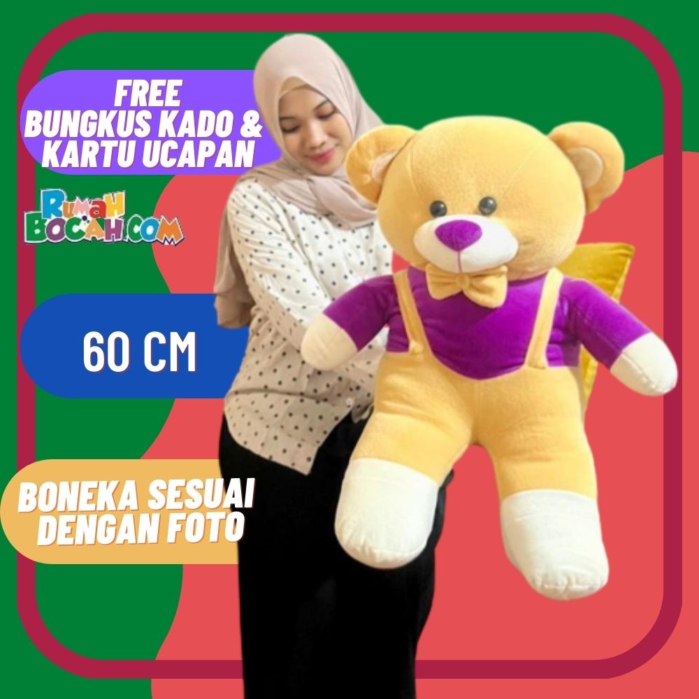 Boneka Jojon Boa 60 cm Ungu untuk Kado Ulang Tahun Anniversary